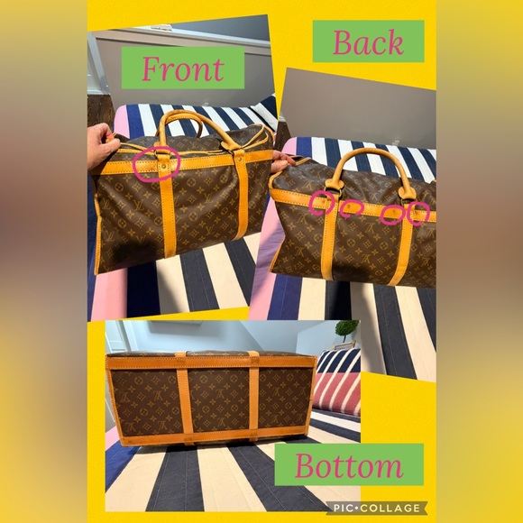 LOUIS VUITTON SAC CHASSEUR 55
MONOGRAM CANVAS W/ STRAP- July 1990 France 🇫🇷 - Picture 14 of 16